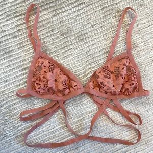 For Love and Lemons Pink Bralette